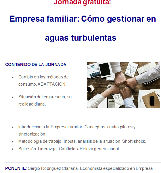 EMPRESA FAMILIAR. COMO GESTIONAR EN AGUAS TURBULENTAS